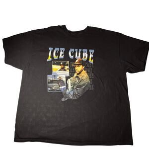 Ice Cube Impala Men's T-Shirt Size 2XL XXL Black West Coast Rap Boyz N The Hood
